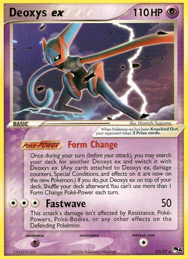 Deoxys ex — POP Series 4 #017/017