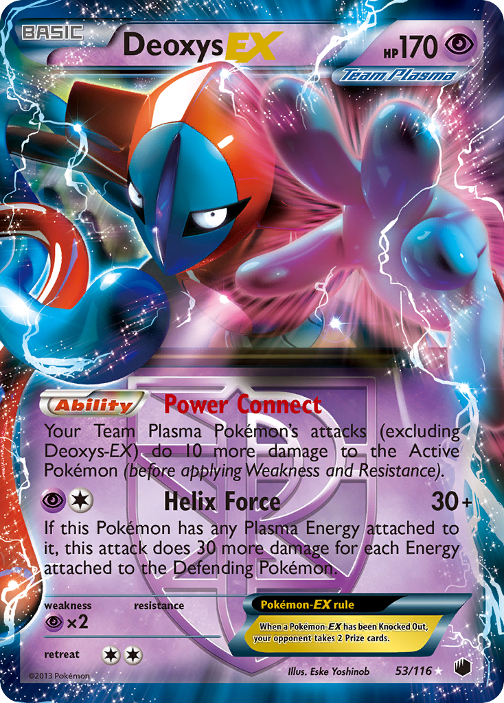 Deoxys EX (Team Plasma) — Plasma Freeze #53/116