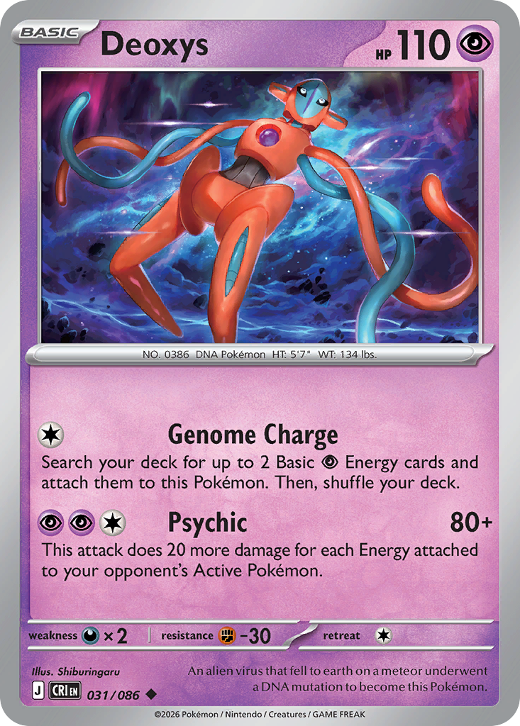 Deoxys — ME04: Chaos Rising #031/086