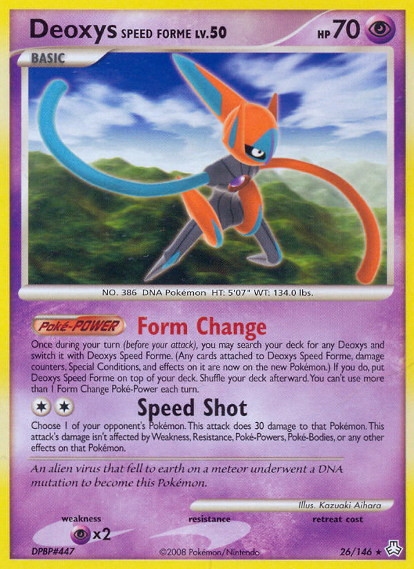 Deoxys Speed Forme — Legends Awakened #26/146