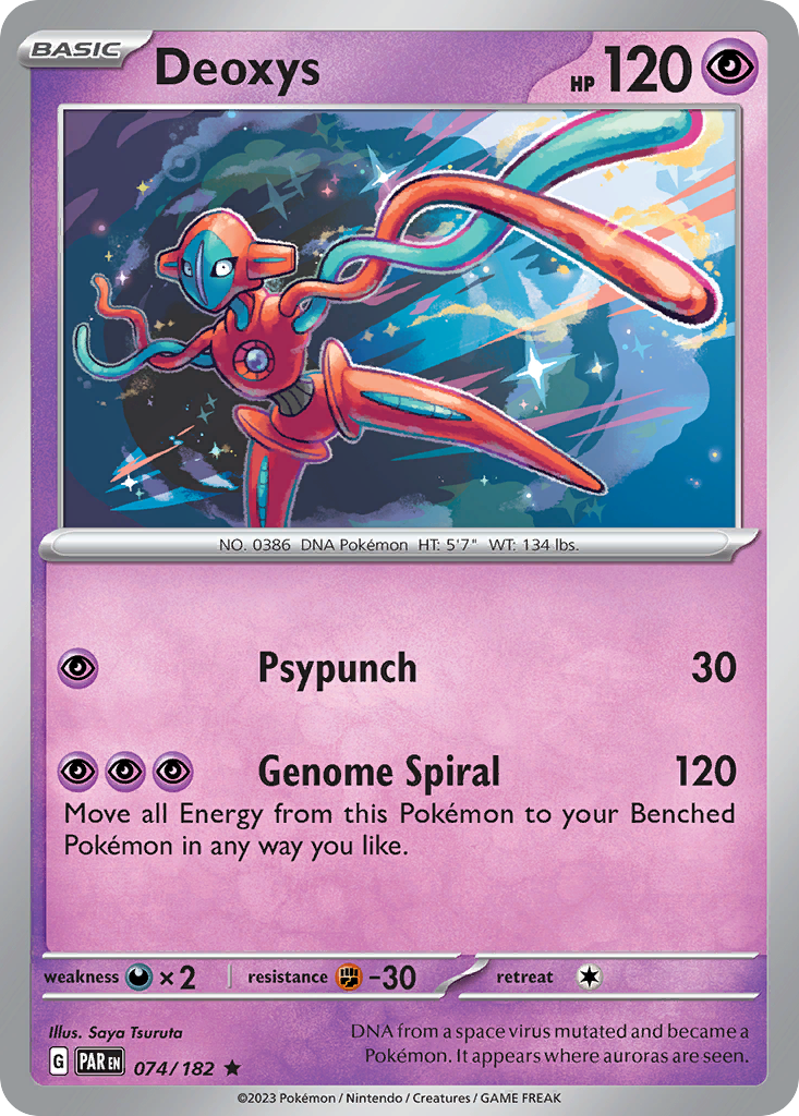 Deoxys — SV04: Paradox Rift #074/182