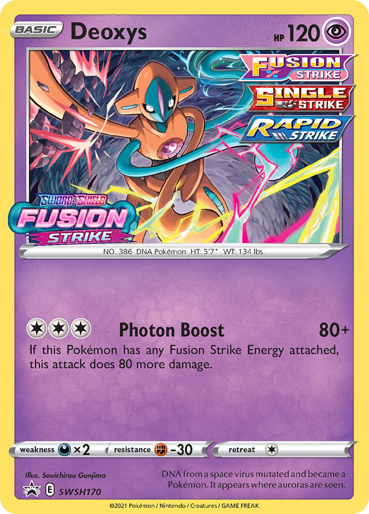 Deoxys — SWSH: Sword & Shield Promo Cards #SWSH170