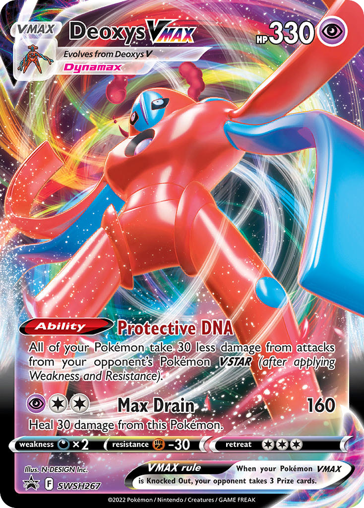 Deoxys VMAX — SWSH: Sword & Shield Promo Cards #SWSH267