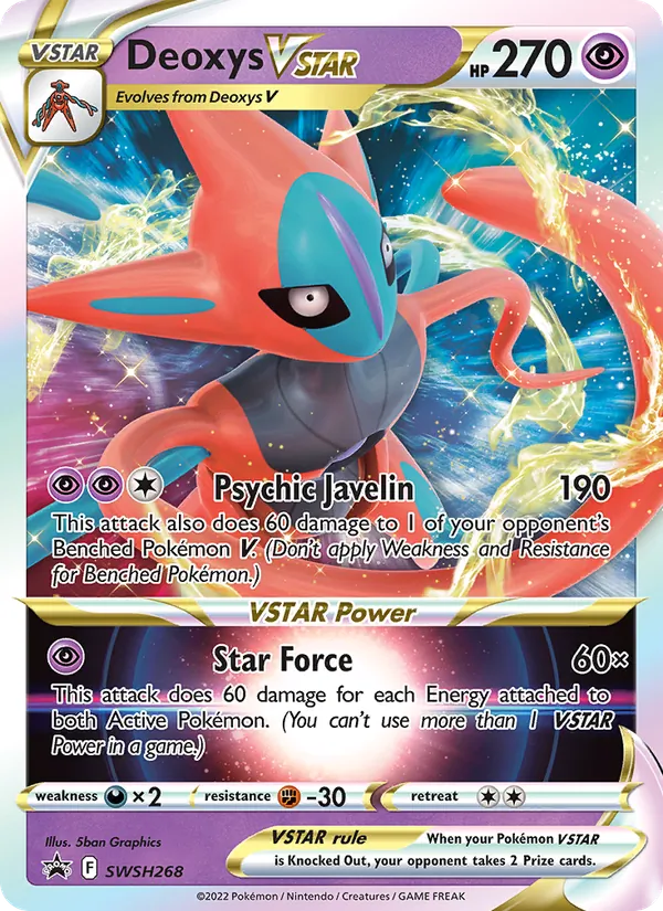 Deoxys VSTAR — Jumbo Cards #SWSH268