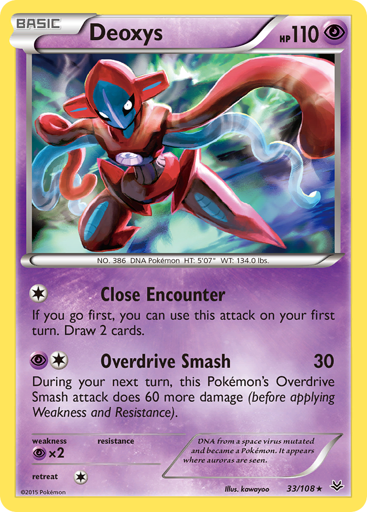 Deoxys — XY - Roaring Skies #33/108