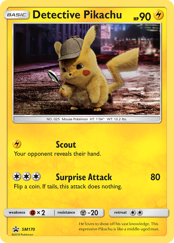 Detective Pikachu — SM Promos #SM170
