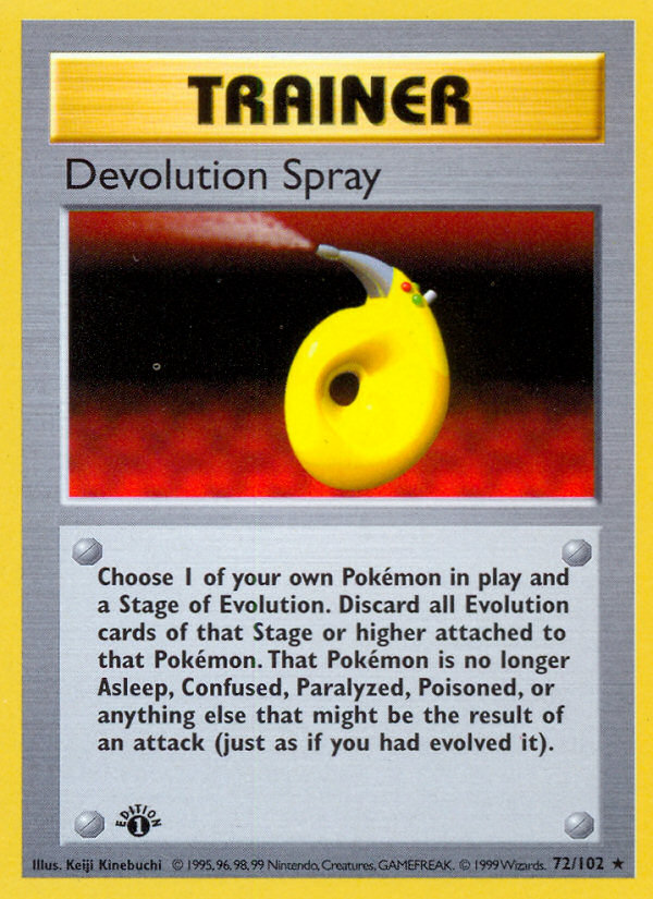 Devolution Spray — Base Set #072/102