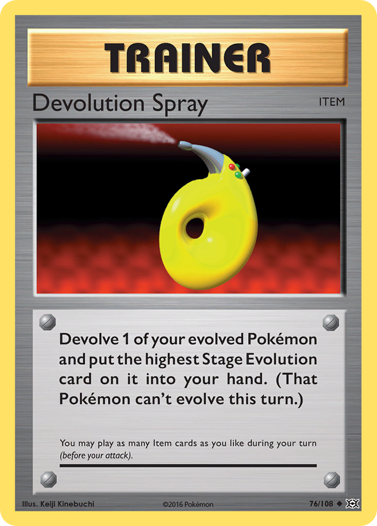 Devolution Spray — XY - Evolutions #76/108