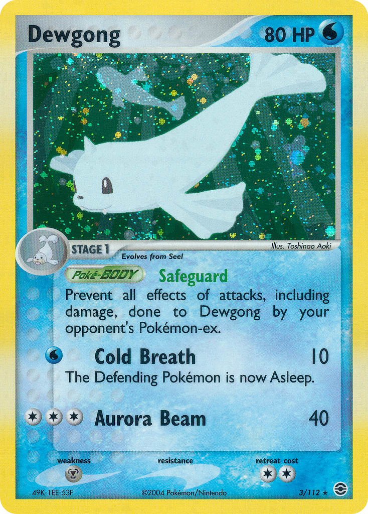 Dewgong — FireRed & LeafGreen #3/112