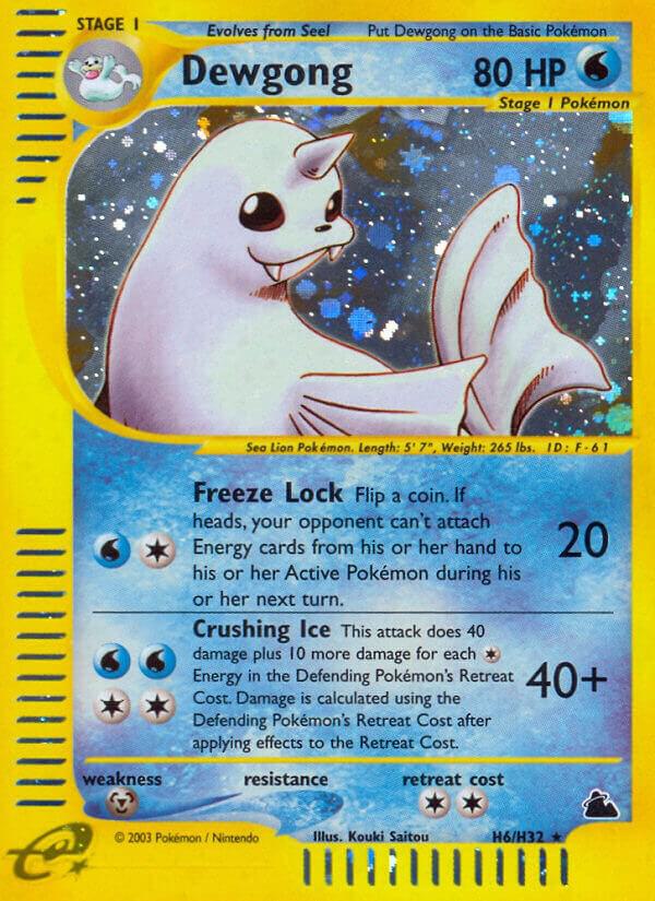 Dewgong (H6) — Skyridge #H06/H32