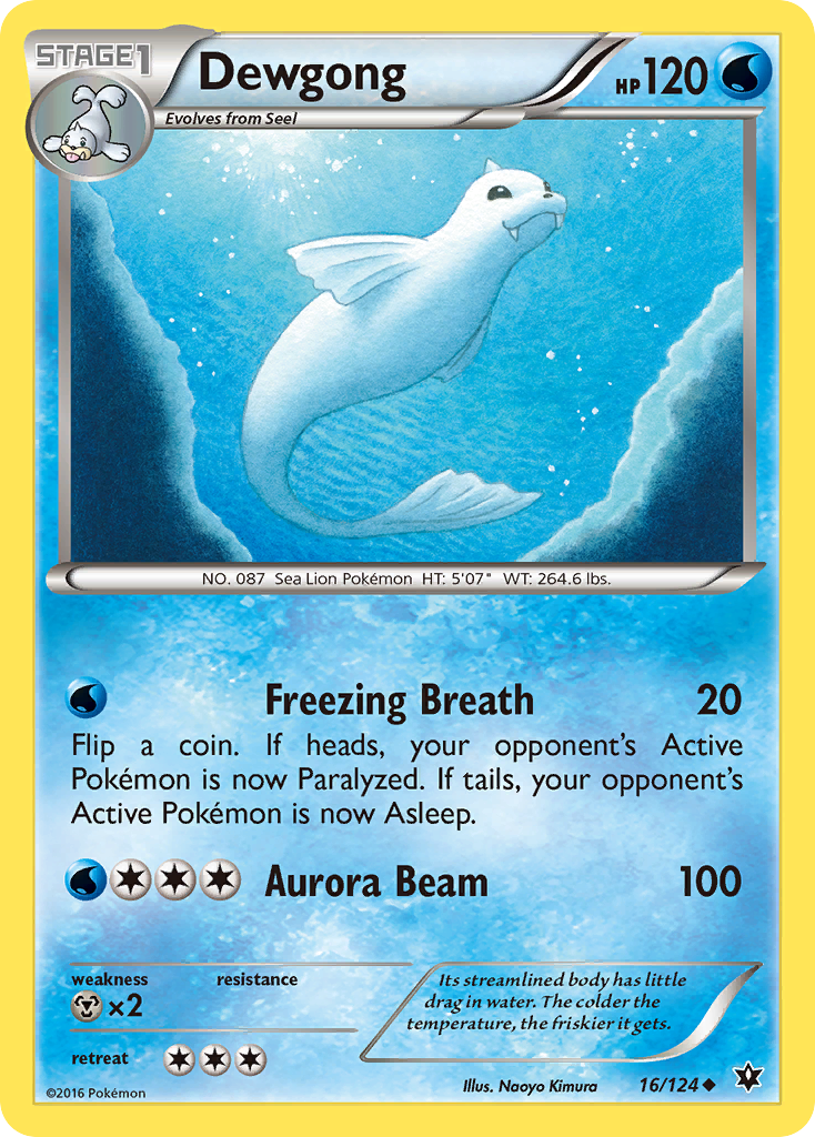 Dewgong — XY - Fates Collide #16/124