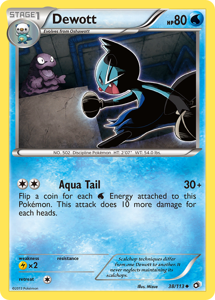 Dewott — Legendary Treasures #38/113