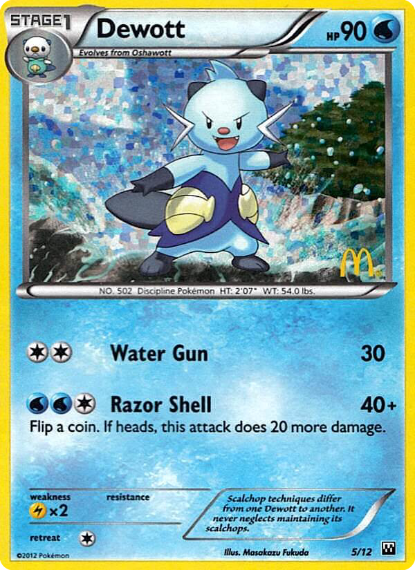 Dewott — McDonald's Promos 2012 #005/012