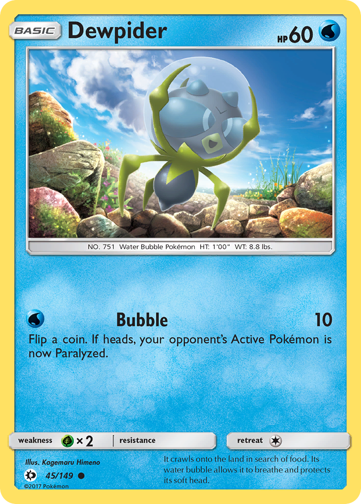 Dewpider — SM Base Set #45/149