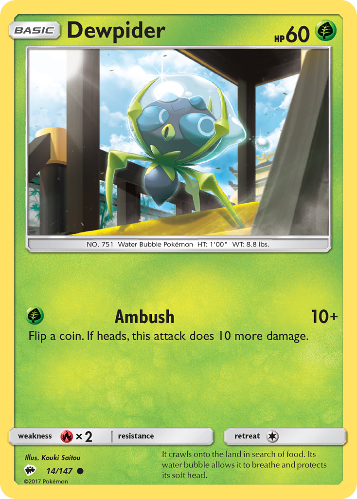 Dewpider — SM - Burning Shadows #14/147