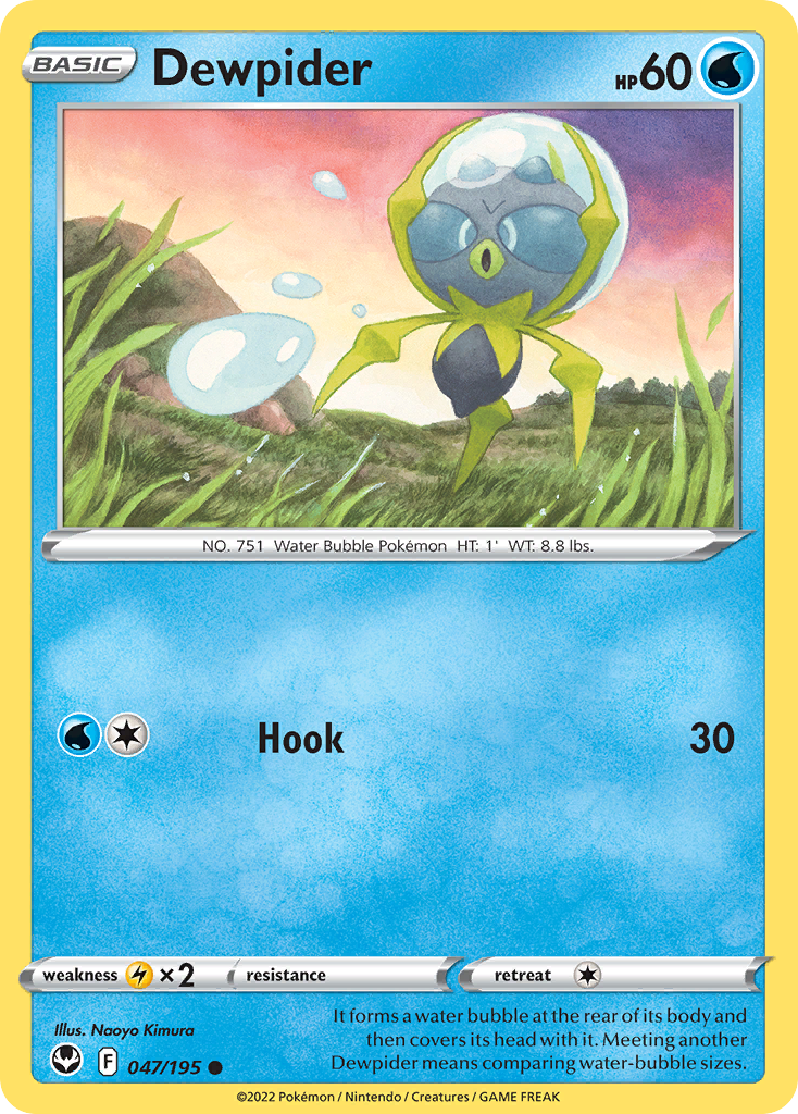 Dewpider — SWSH12: Silver Tempest #047/195