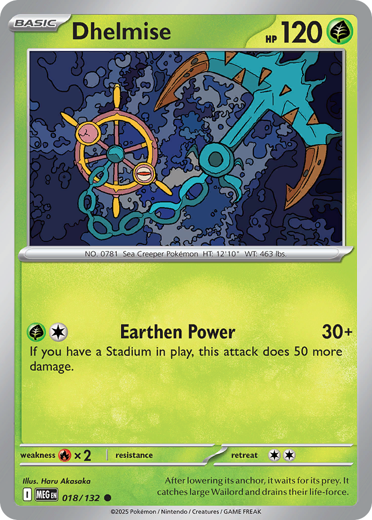 Dhelmise — ME01: Mega Evolution #018/132