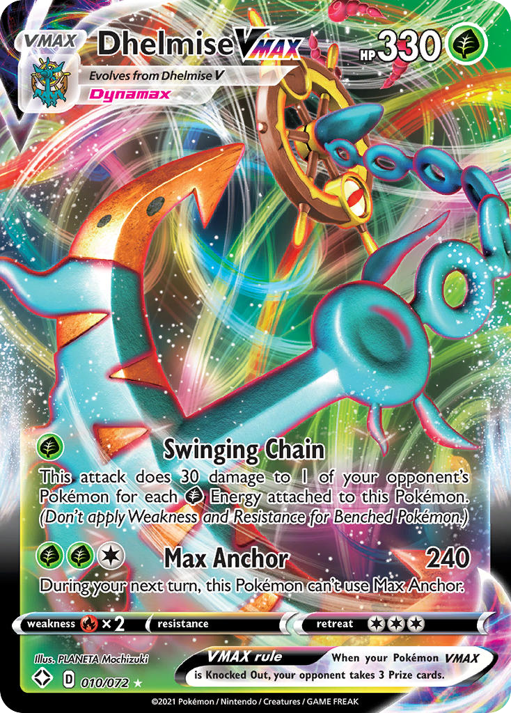 Dhelmise VMAX — Shining Fates #010/072