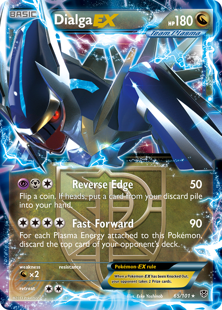 Dialga EX (Team Plasma) — Plasma Blast #65/101