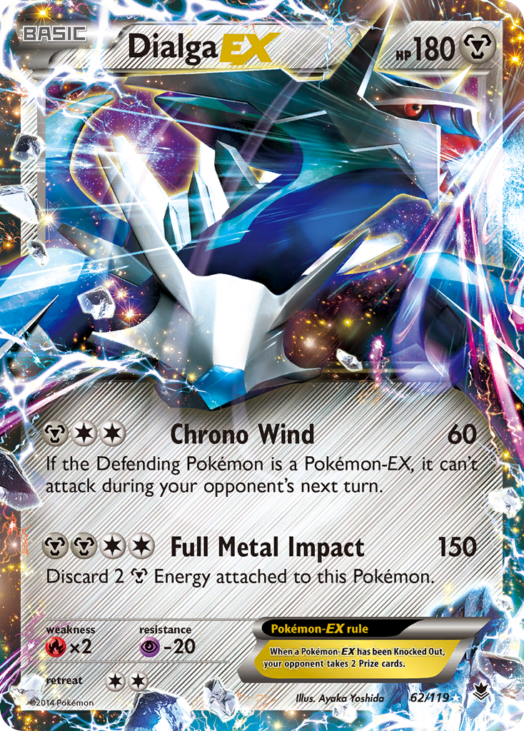Dialga EX — XY - Phantom Forces #62/119