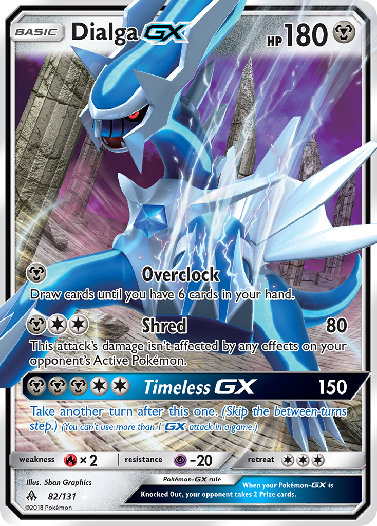 Dialga GX — SM - Forbidden Light #82/131