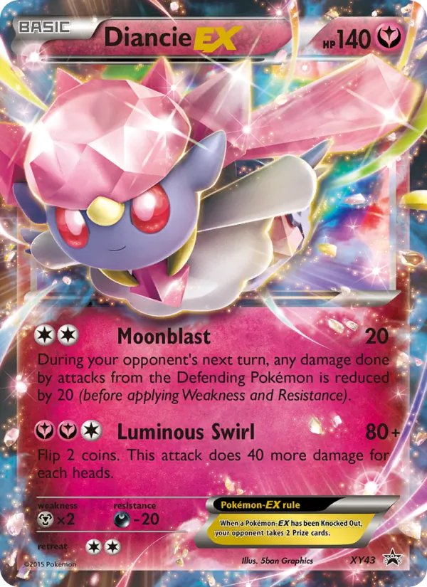 Diancie EX — XY Promos #XY43
