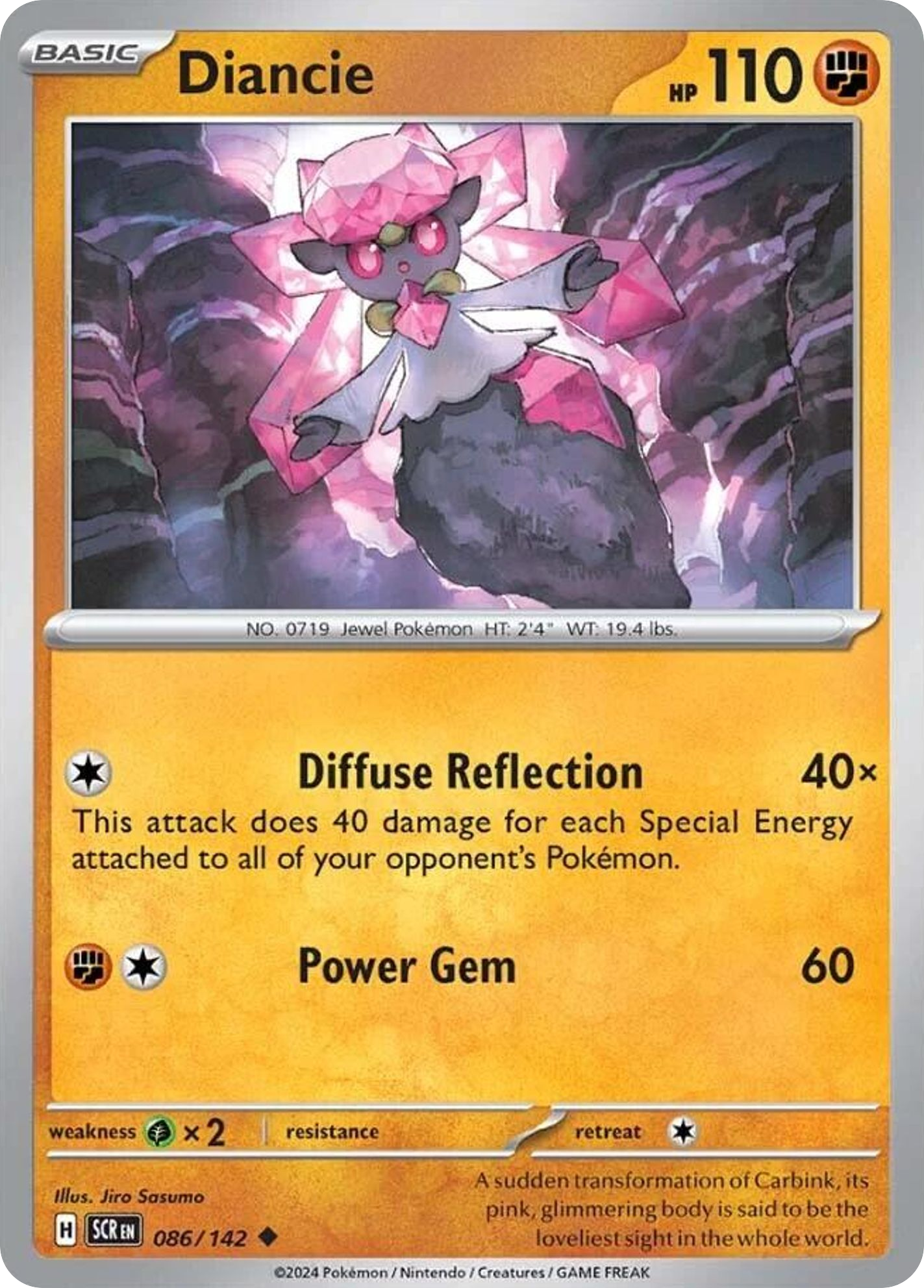 Diancie — SV07: Stellar Crown #086/142