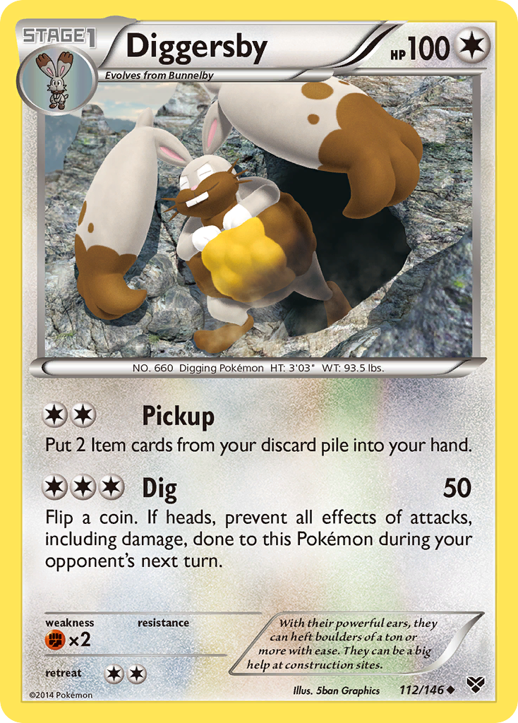 Diggersby — XY Base Set #112/146