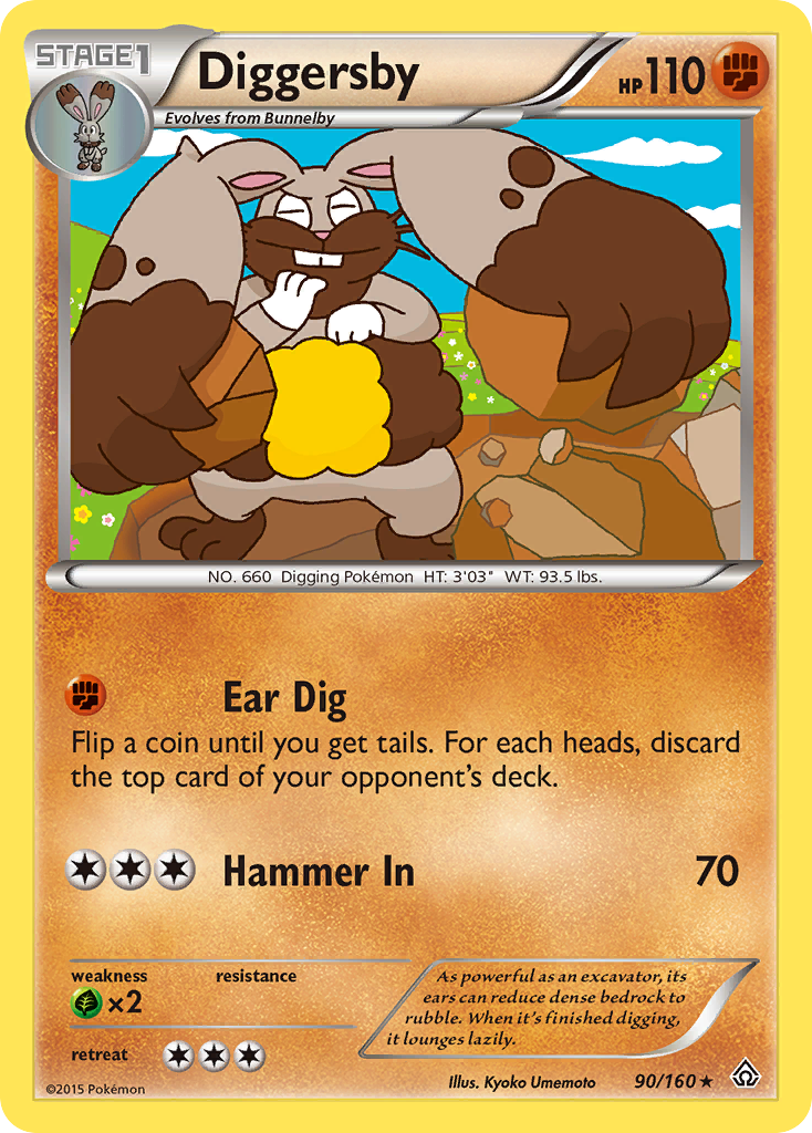 Diggersby — XY - Primal Clash #90/160