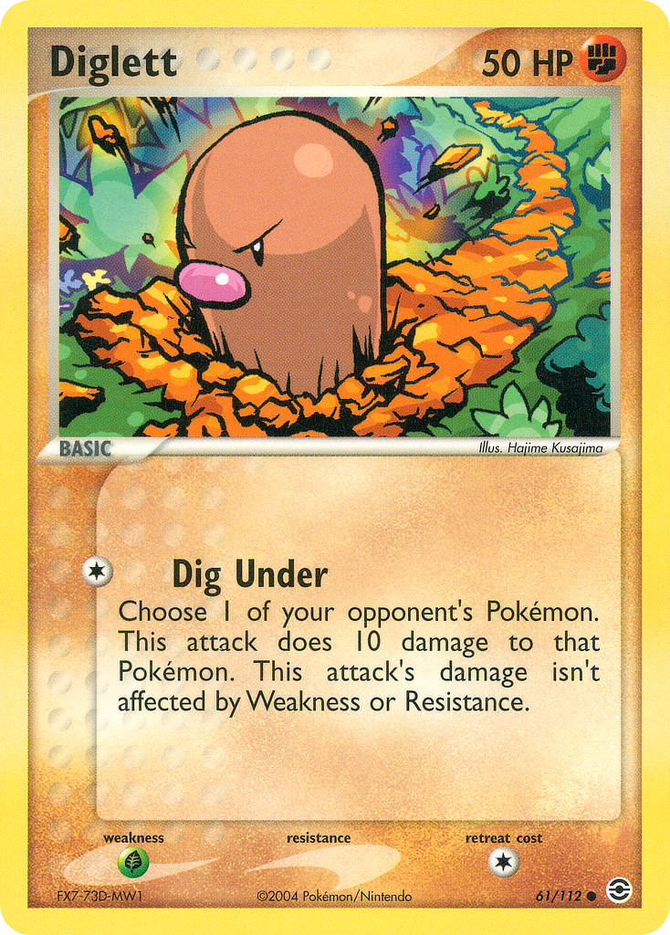 Diglett — FireRed & LeafGreen #61/112