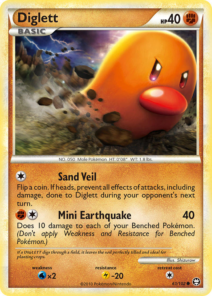 Diglett — Triumphant #61/102