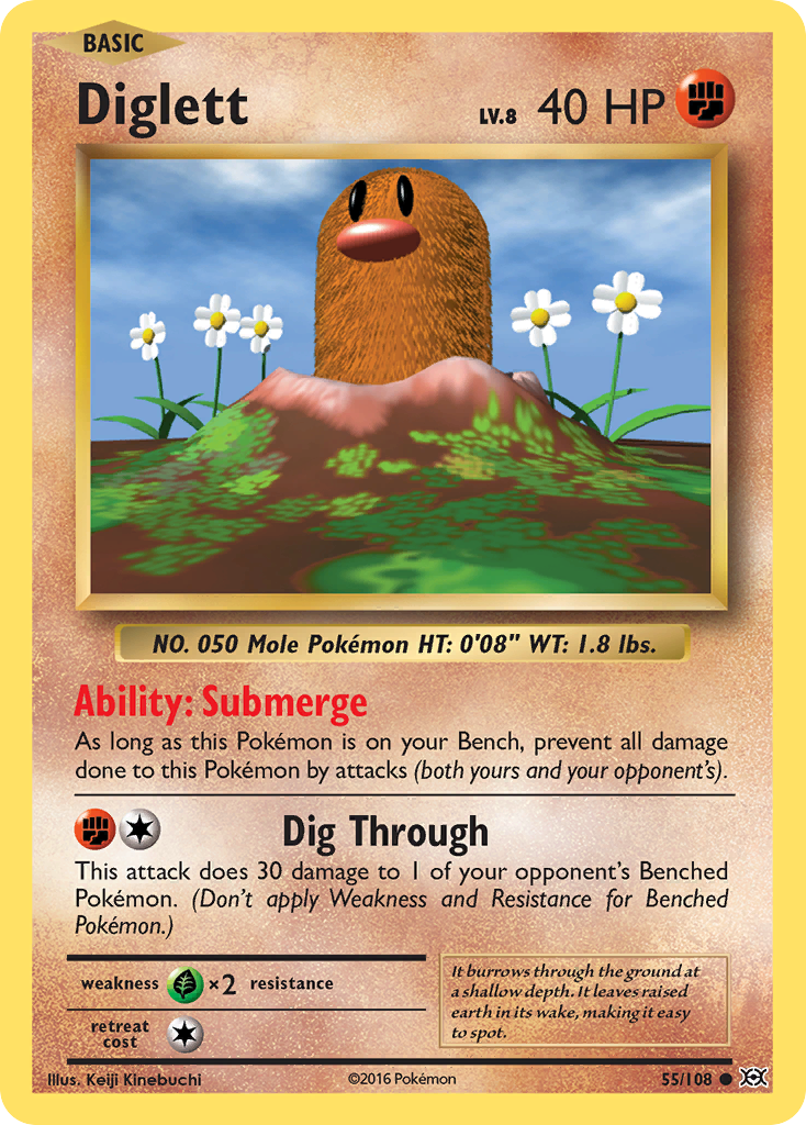 Diglett — XY - Evolutions #55/108