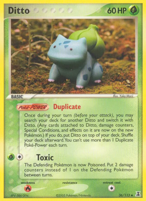 Ditto (Bulbasaur) — Delta Species #36/113