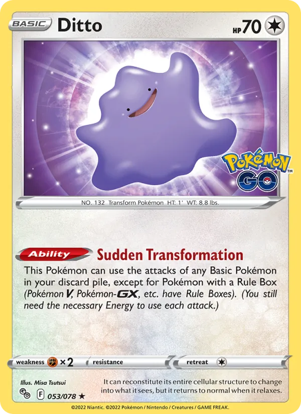 Ditto — Pokemon GO #053/078