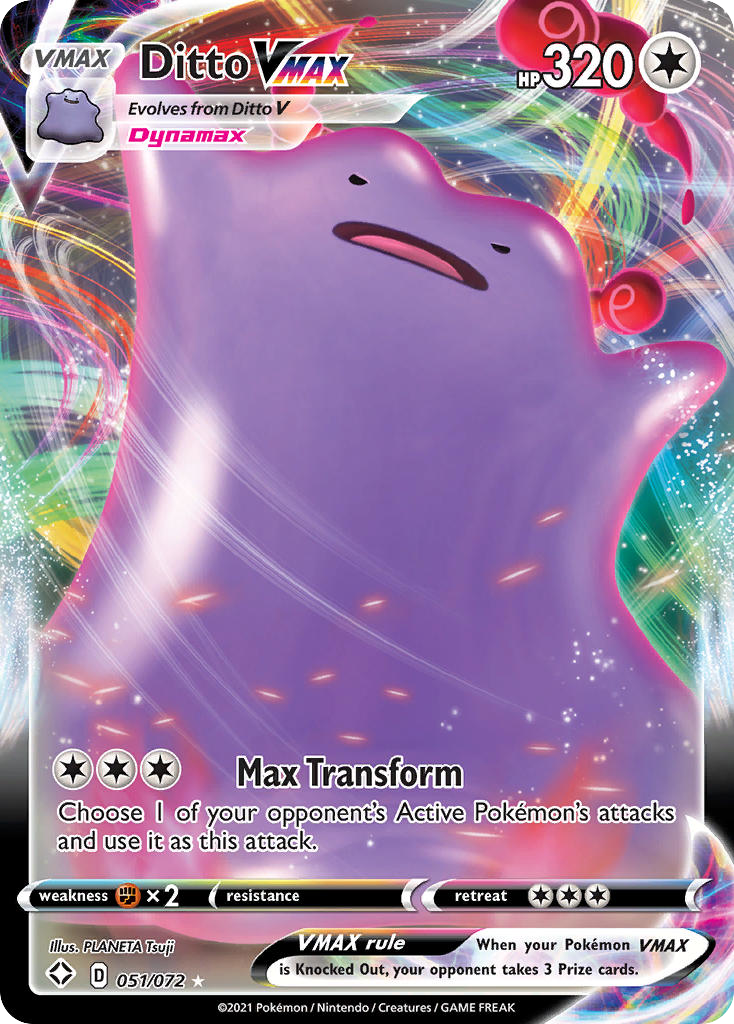 Ditto VMAX — Shining Fates #051/072