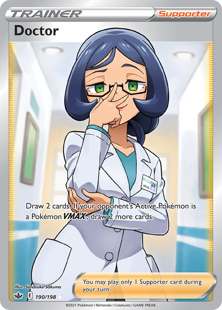 Doctor (Full Art) — SWSH06: Chilling Reign #190/198