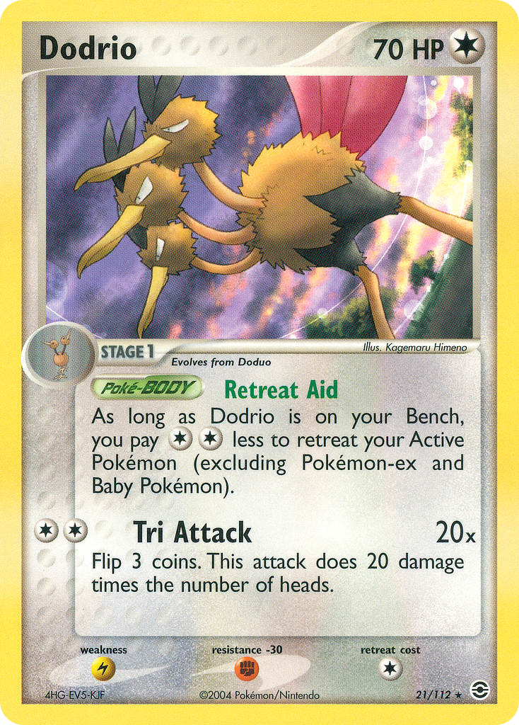 Dodrio — FireRed & LeafGreen #21/112
