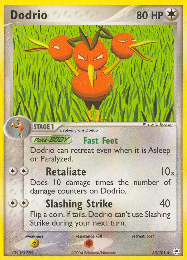 Dodrio — Hidden Legends #33/101
