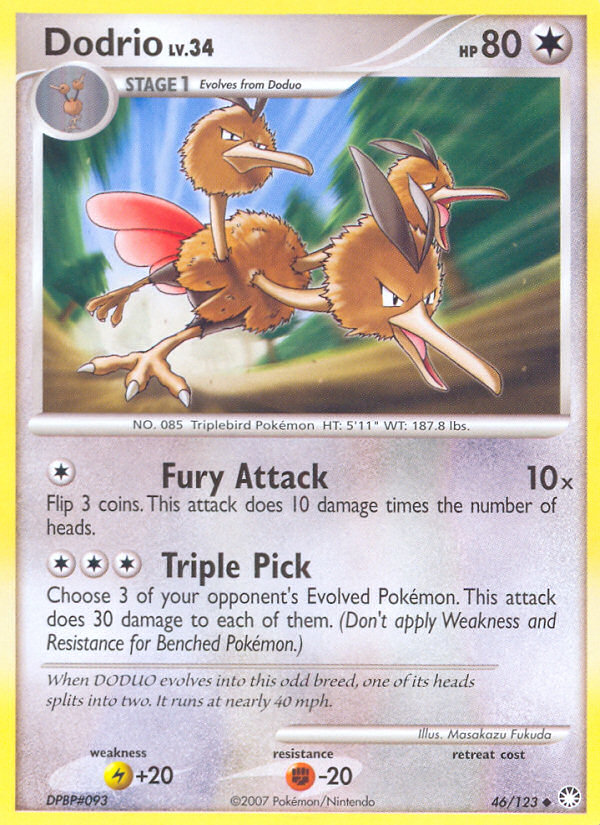 Dodrio — Mysterious Treasures #46/123
