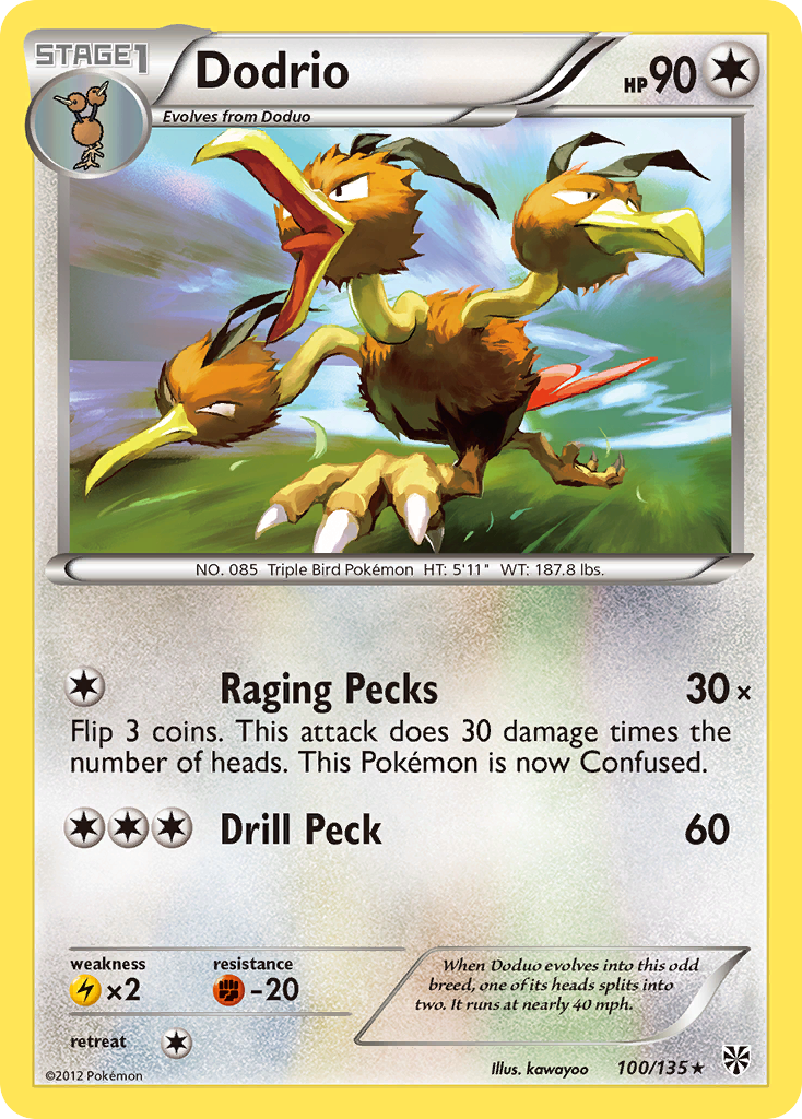 Dodrio — Plasma Storm #100/135