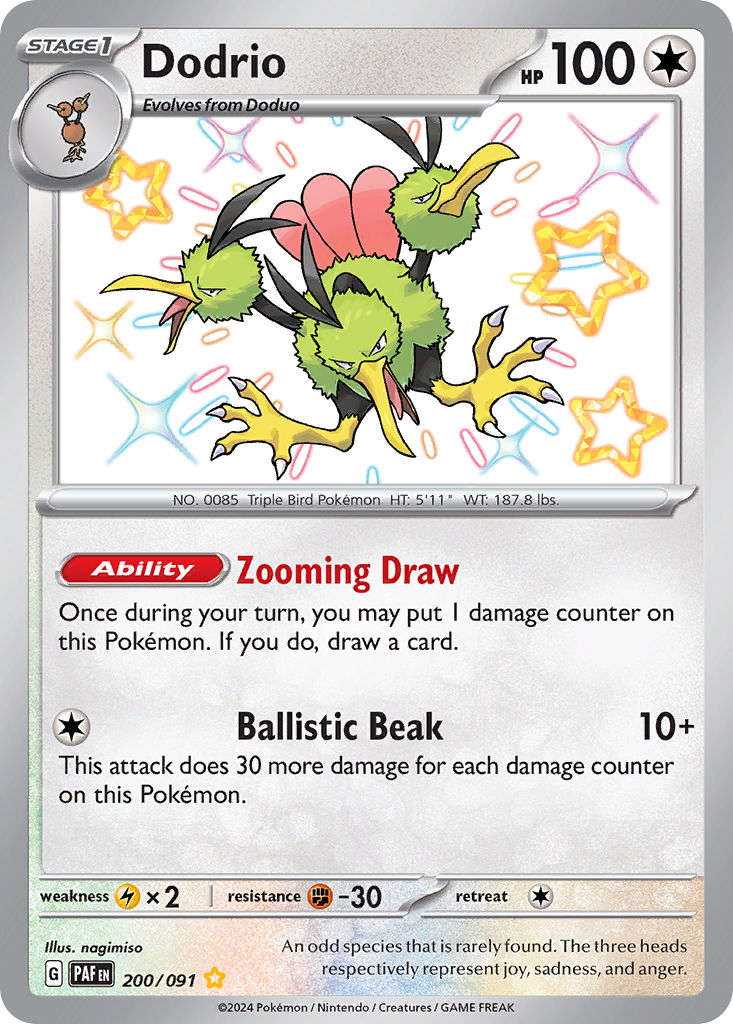 Dodrio — SV: Paldean Fates #200/091