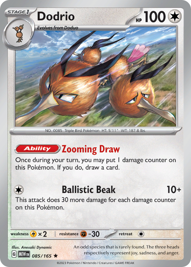 Dodrio — SV: Scarlet & Violet 151 #085/165