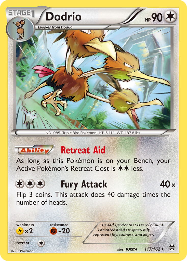 Dodrio — XY - BREAKthrough #117/162