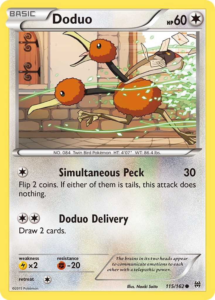 Doduo (115) — XY - BREAKthrough #115/162