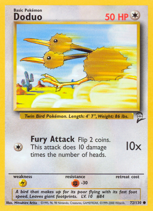 Doduo — Base Set 2 #072/130
