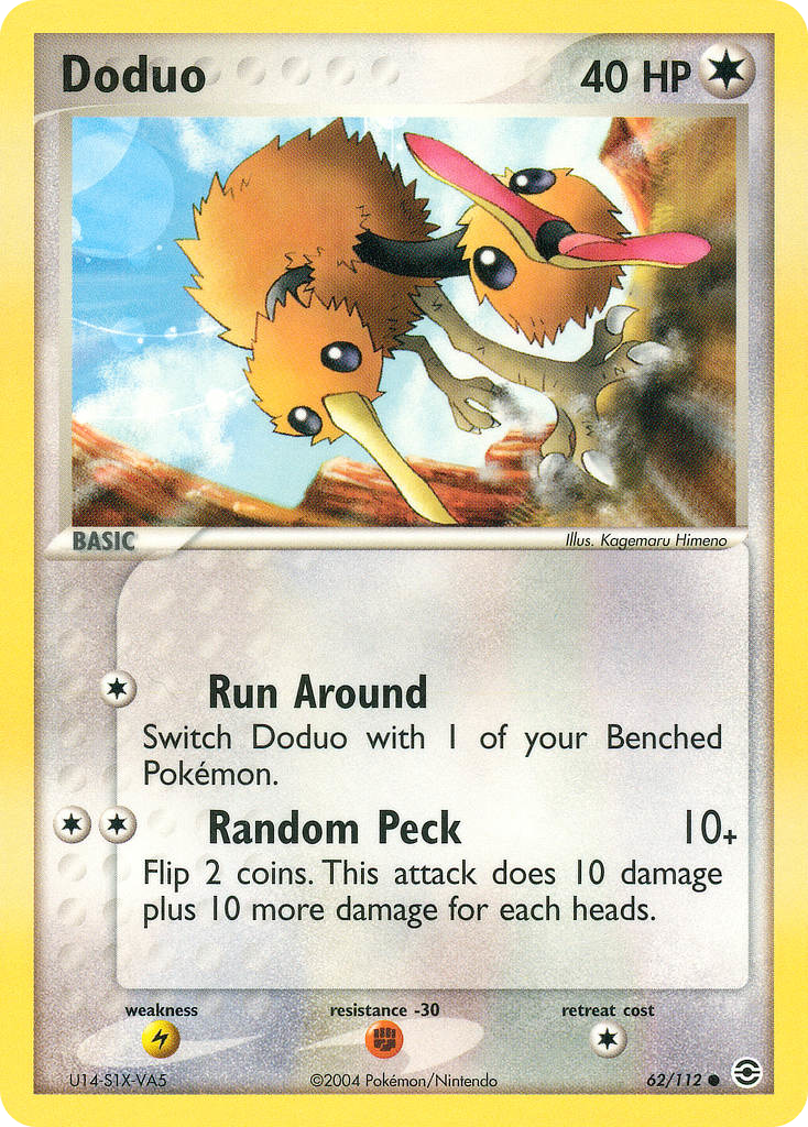 Doduo — FireRed & LeafGreen #62/112