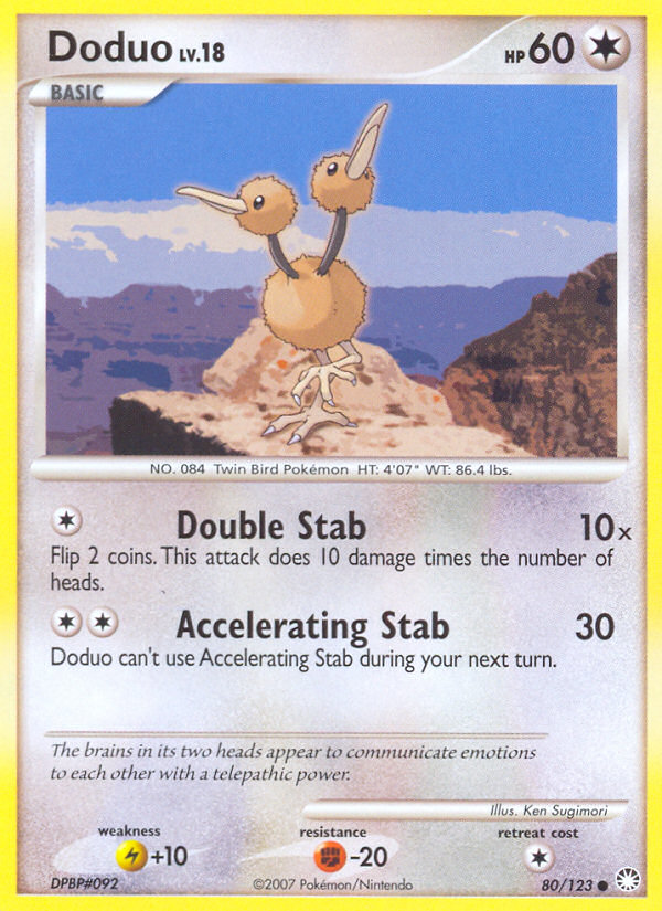 Doduo — Mysterious Treasures #80/123