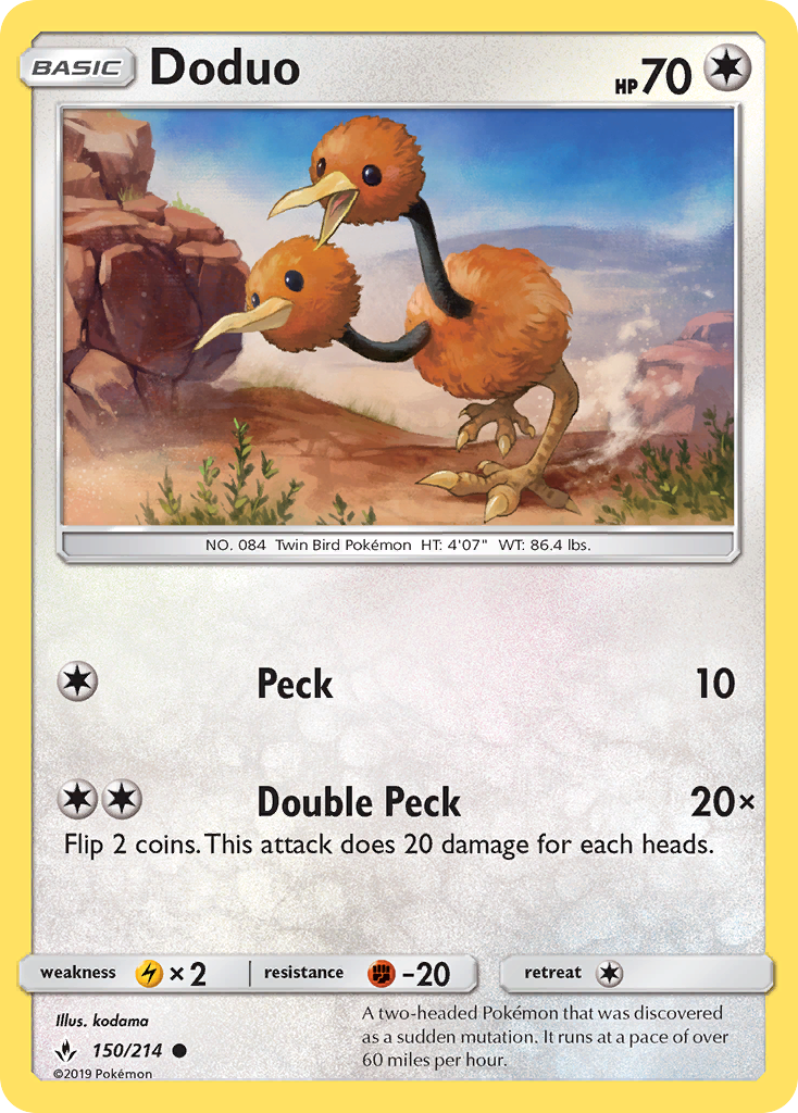 Doduo — SM - Unbroken Bonds #150/214