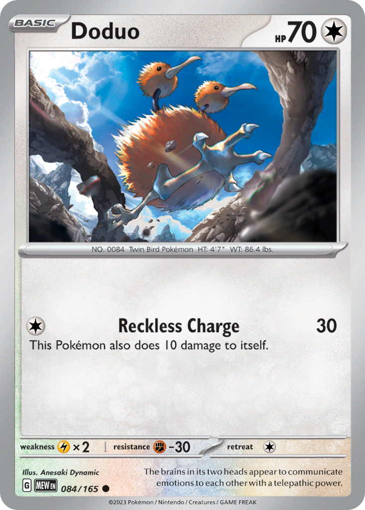 Doduo — SV: Scarlet & Violet 151 #084/165