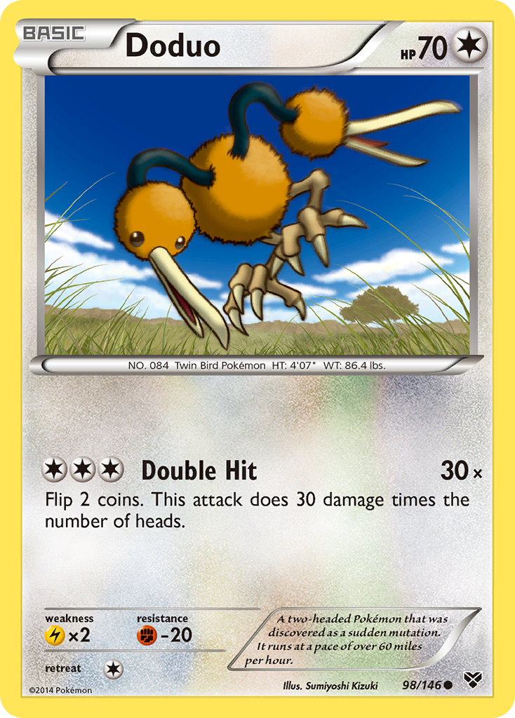 Doduo — XY Base Set #98/146